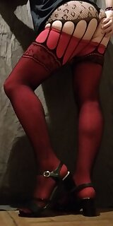 Red and black mix on my ass