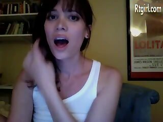lovely american shemale strip teasing on webcam