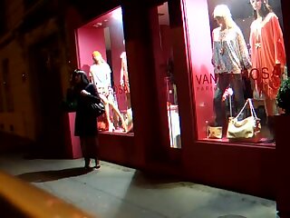 Sexy Mature Crossdresser walking on sexy heels
